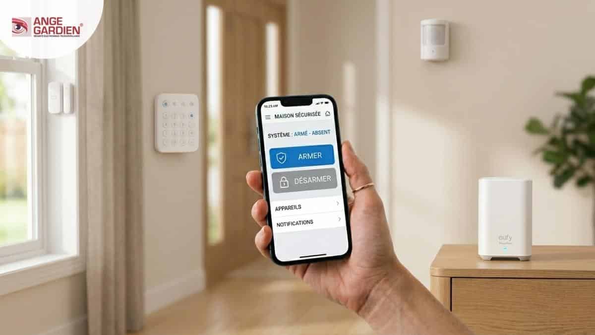 Application mobile pour armer et désactiver une alarme de maison en Tunisie