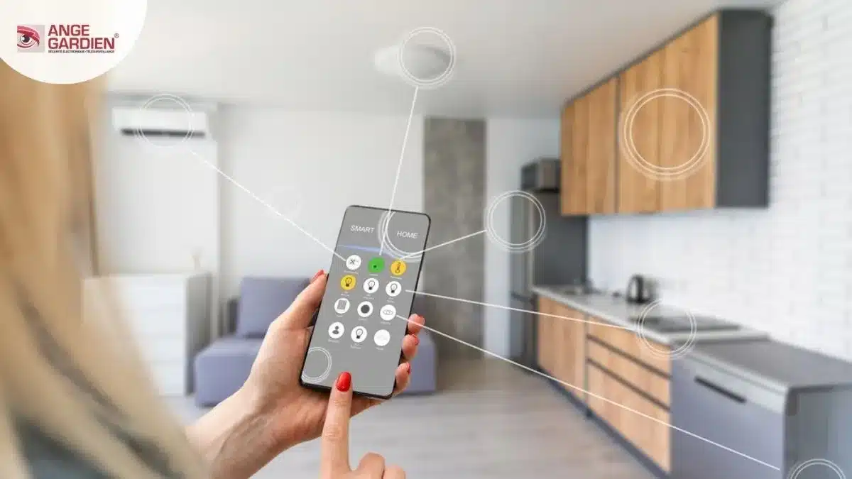 Système domotique de maison connectée contrôlé depuis un smartphone en Tunisie
