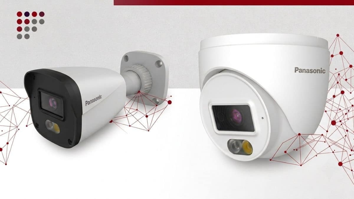 Caméras de surveillance Panasonic dôme et bullet disponibles chez Ange Gardien en Tunisie
